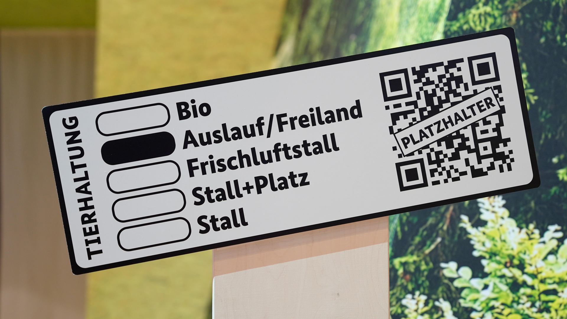 Der Entwurf für die neue, fünfstufige Kennzeichnung von Fleisch.